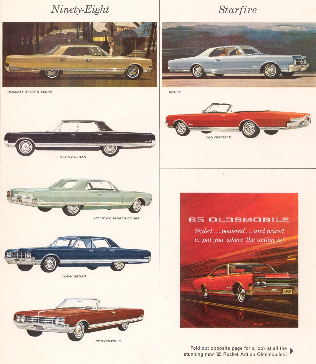 1965 Oldsmobile Motor Vehicles Brochure Page 6